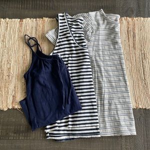 Lucky Brand/J. Crew/Gap Set of Blue Tops! Sz. S/M